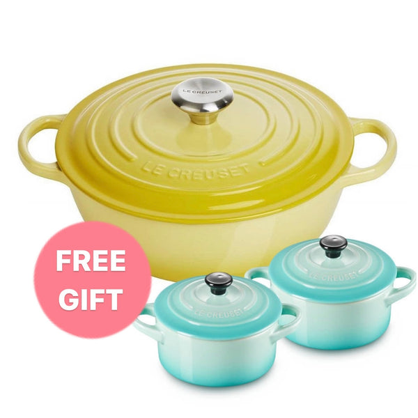 Le Creuset Signature Soleil Cast Iron 26cm Marmite – Queenspree