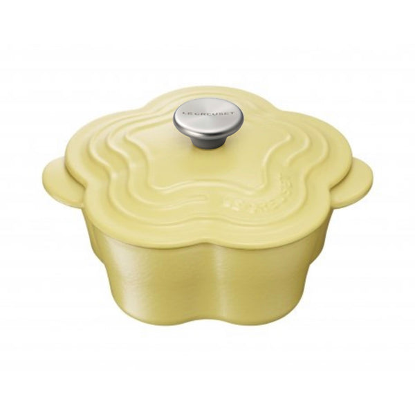 Le Creuset Mimosa Cast Iron 20cm Flower Casserole Queenspree