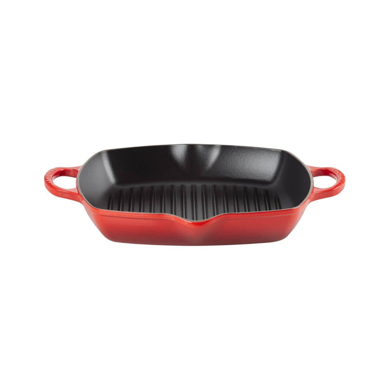 Le Creuset Signature Cerise Cast Iron 30cm Deep Square Grill
