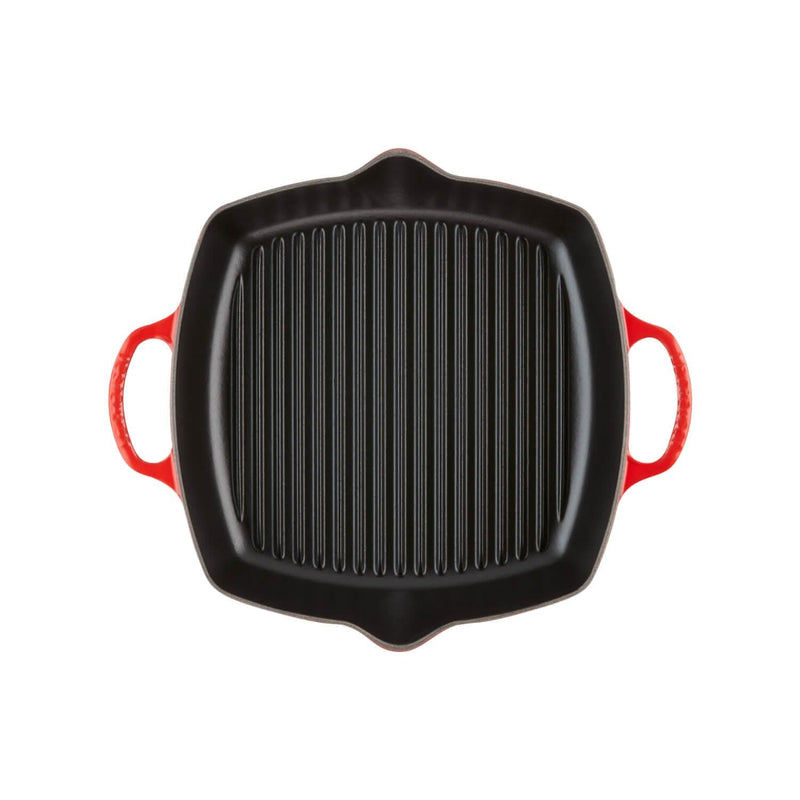 Le Creuset Signature Cerise Cast Iron 30cm Deep Square Grill