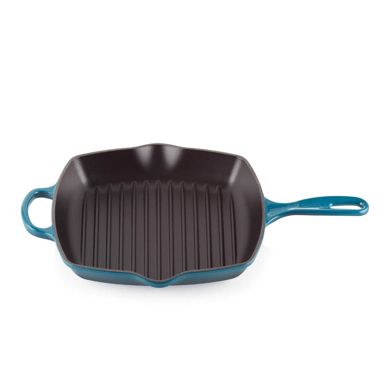 Le Creuset Signature Deep Teal Cast Iron 26cm Square Grillit