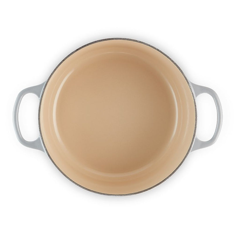 Le Creuset Signature Mist Grey Cast Iron 30cm Shallow Casserole