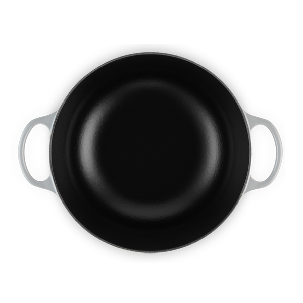 Le Creuset Signature Mist Grey Cast Iron 26cm Marmite