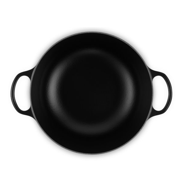 Le Creuset Signature Satin Black Cast Iron 26cm Marmite