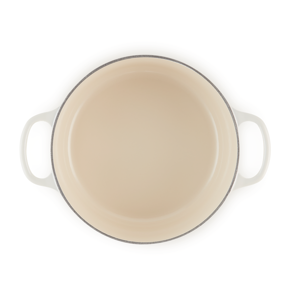 Le Creuset Signature Meringue Cast Iron 26cm Round Casserole