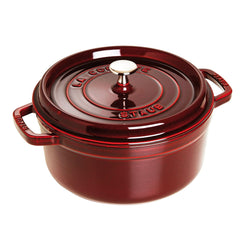 Staub Cast Iron 26cm Round Cocotte Grenadine