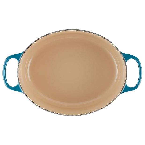 Le Creuset Signature Deep Teal Cast Iron 29cm Oval Casserole