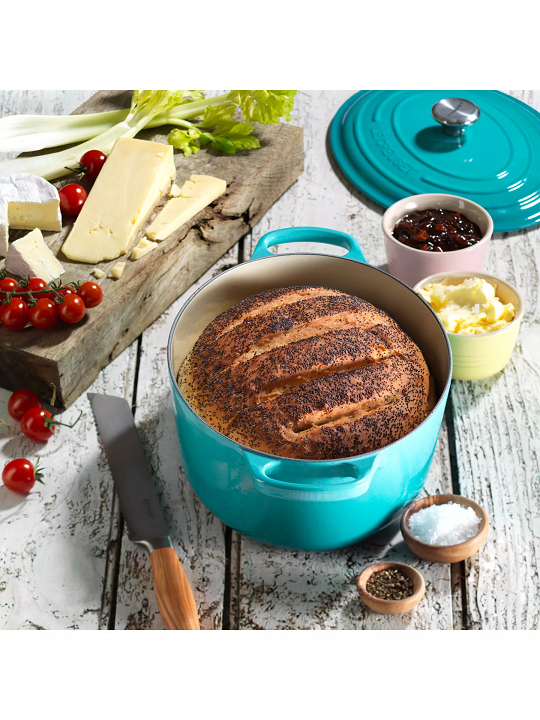 Le Creuset Signature Teal Cast Iron 29cm Oval Casserole