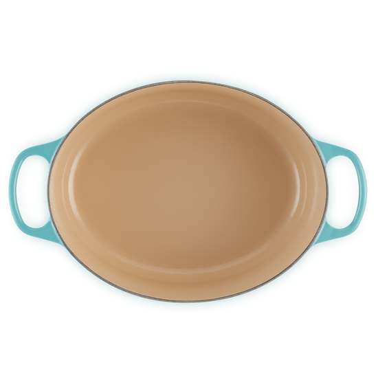 Le Creuset Signature Teal Cast Iron 29cm Oval Casserole