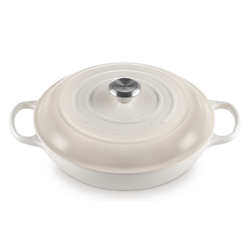 Le Creuset Signature Meringue Cast Iron 30cm Shallow Casserole