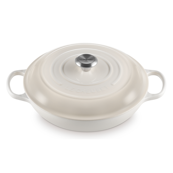 Le Creuset Signature Meringue Cast Iron 30cm Shallow Casserole