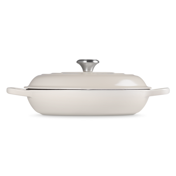 Le Creuset Signature Meringue Cast Iron 30cm Shallow Casserole