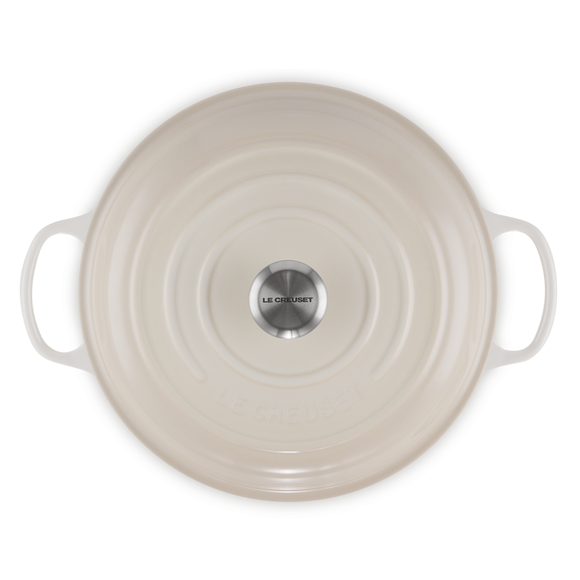 Le Creuset Signature Meringue Cast Iron 30cm Shallow Casserole