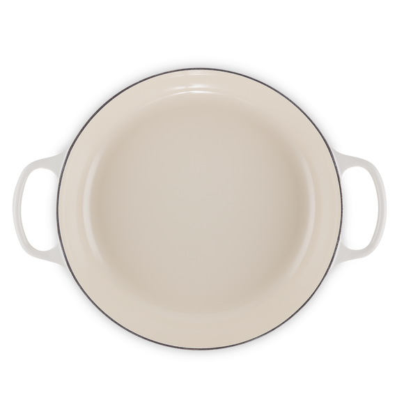 Le Creuset Signature Meringue Cast Iron 30cm Shallow Casserole