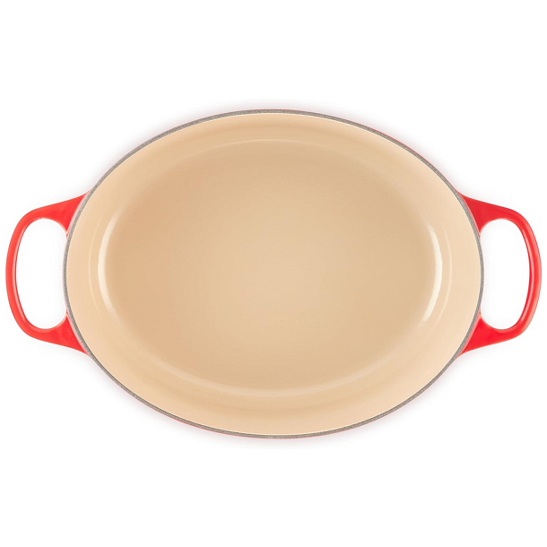 Le Creuset Signature Cerise Cast Iron 31cm Oval Casserole