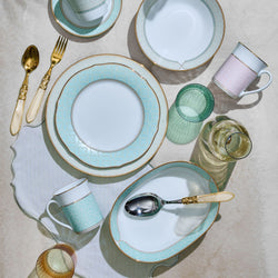 Noritake Mayfair Mint 13Pcs Dinner Set For 4 Person Limited Edition - 1
