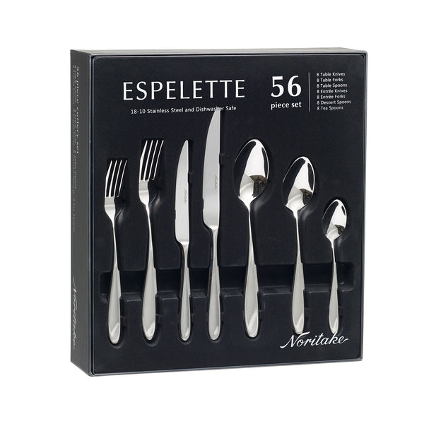 Noritake 56Pcs Cutlery Set for 8 Person - Espelette - 1