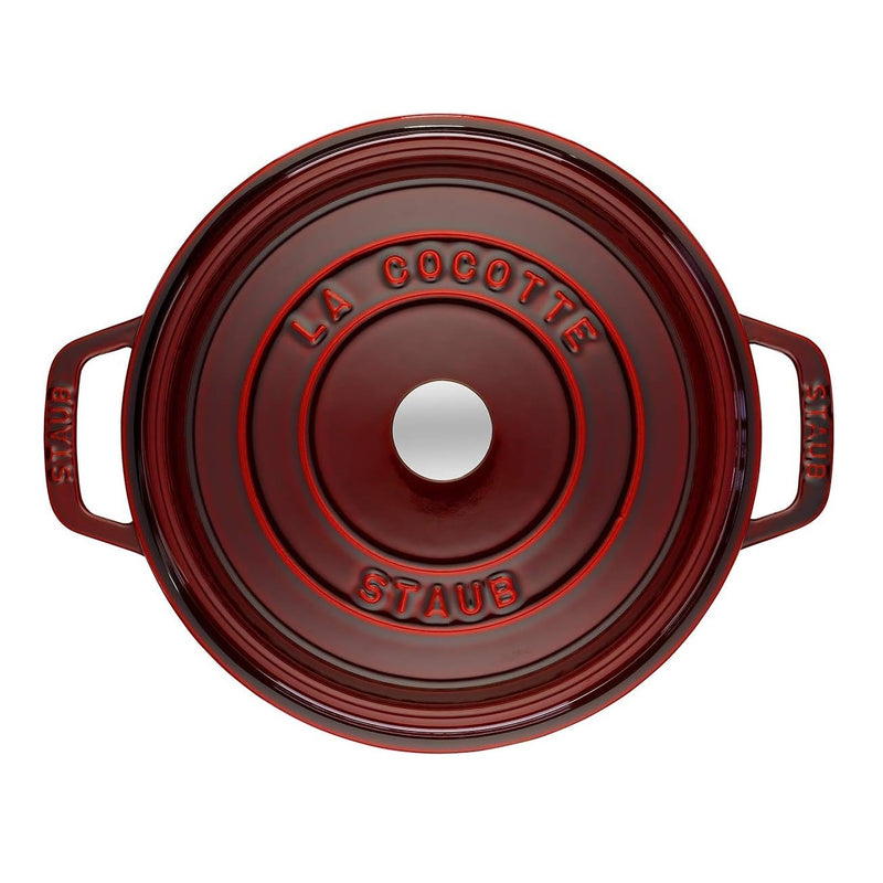 Staub Cast Iron 26cm Round Cocotte Grenadine