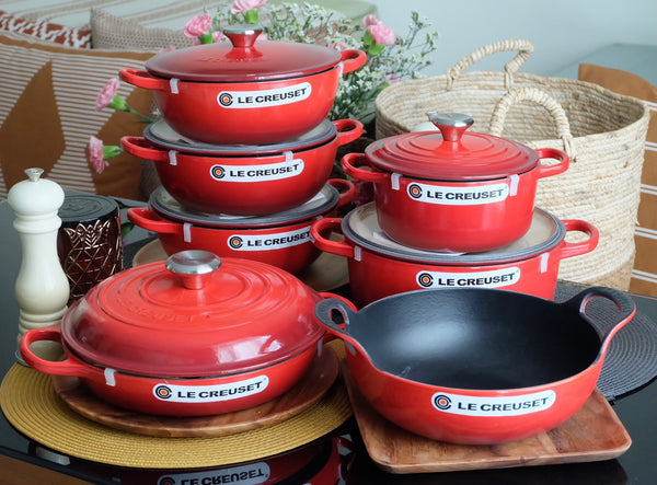 Le Creuset Signature Cerise Cast Iron 30cm Shallow Casserole