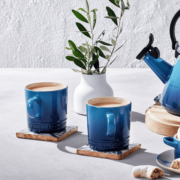 Le Creuset Marseille Blue Stoneware Coffee Mug