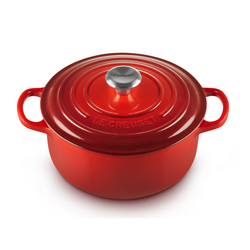 Le Creuset Signature Cerise Cast Iron 22cm Round Casserole