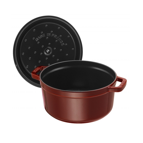 Staub Cast Iron 26cm Round Cocotte Grenadine
