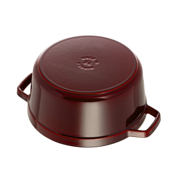 Staub Cast Iron 26cm Round Cocotte Grenadine