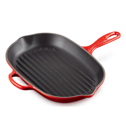 Le Creuset Signature Cerise Cast Iron 32cm Oval Grillit