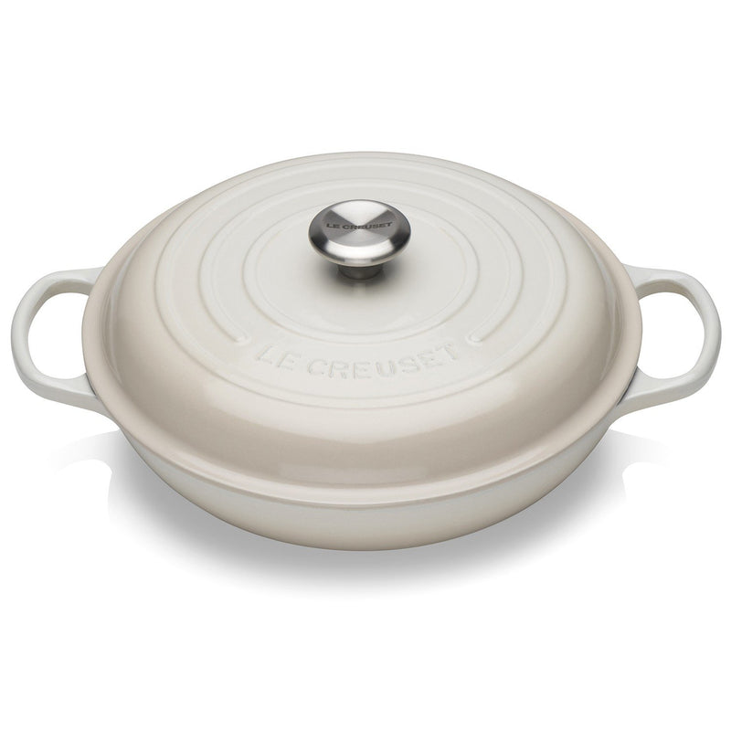 Le Creuset Signature Meringue Cast Iron 30cm Shallow Casserole