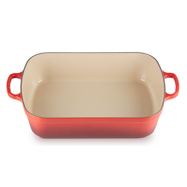 Le Creuset Signature Cerise Cast Iron 37cm Rectangular Roaster