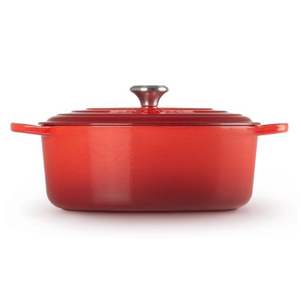 Le Creuset Signature Cerise Cast Iron 31cm Oval Casserole