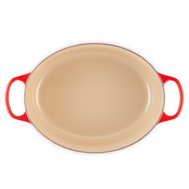 Le Creuset Signature Cerise Cast Iron 35cm Oval Casserole