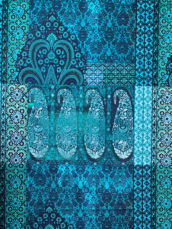 ELTISLEY Amara Fabric Tablecloth (Water Resistant)