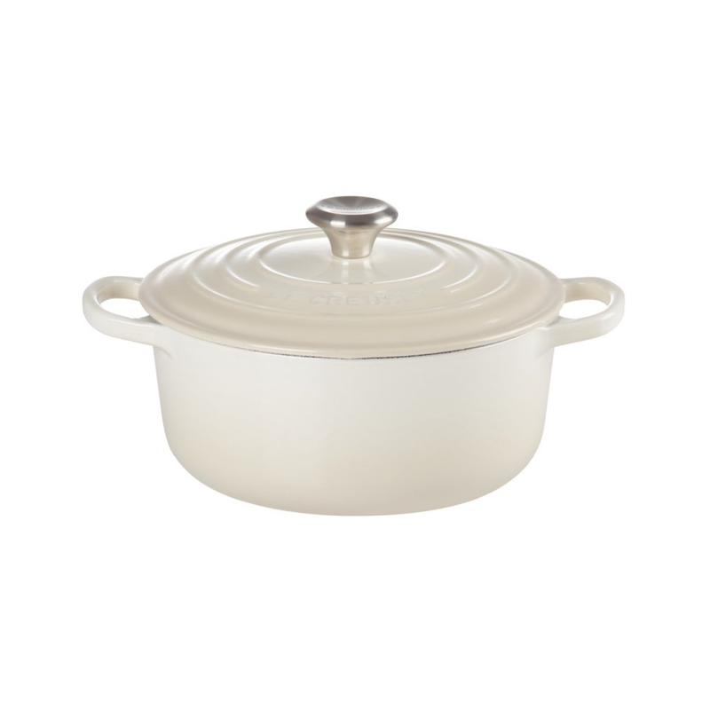 Le Creuset Signature Meringue Cast Iron 22cm Round Casserole