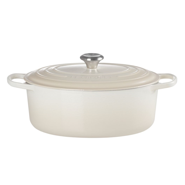 Le Creuset Signature Meringue Cast Iron 31cm Oval Casserole