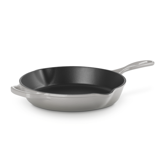 Le Creuset Signature Mist Grey Cast Iron 26cm Round Deep Skillet