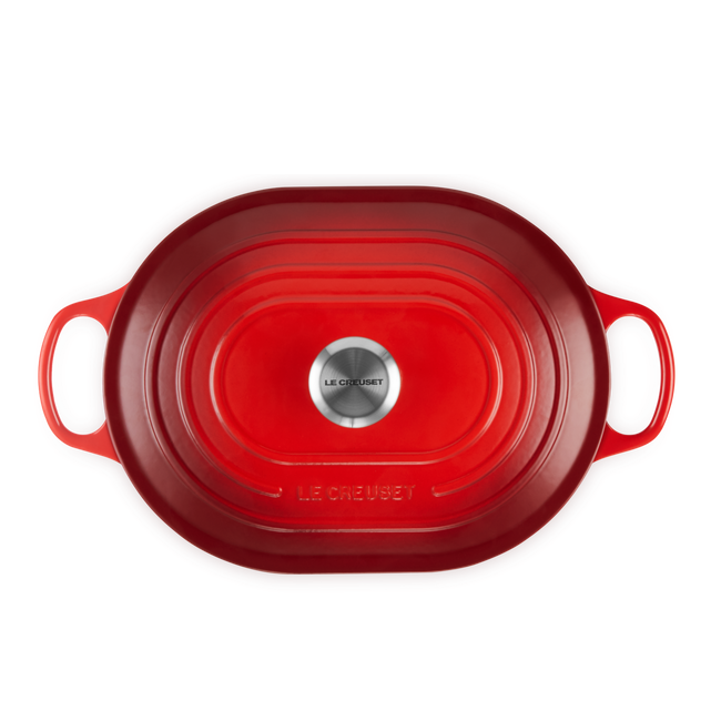Le Creuset Signature Cerise Cast Iron 31cm Oblong Casserole
