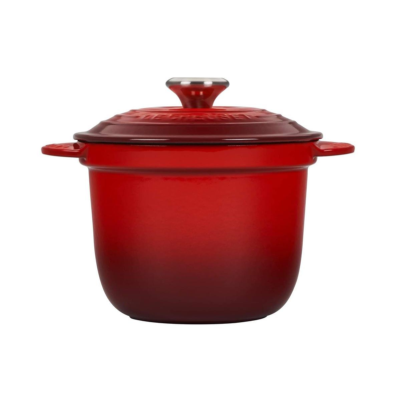 Le Creuset Cerise Cast Iron Cocotte Every 18cm Rice Pot