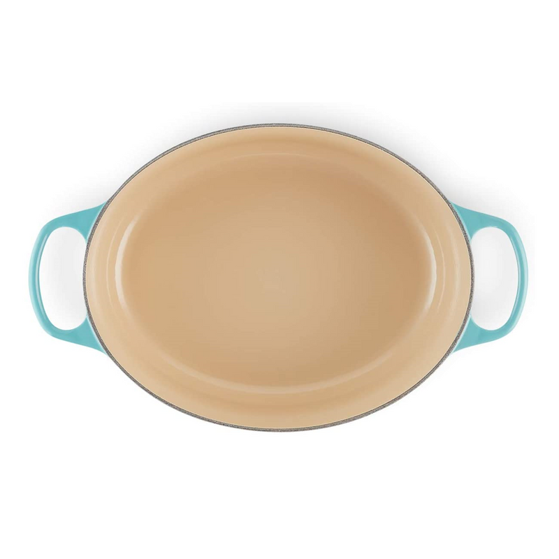 Le Creuset Signature Teal Cast Iron 31cm Oval Casserole