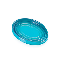 Le Creuset Turquoise Stoneware Oval Spoon Rest