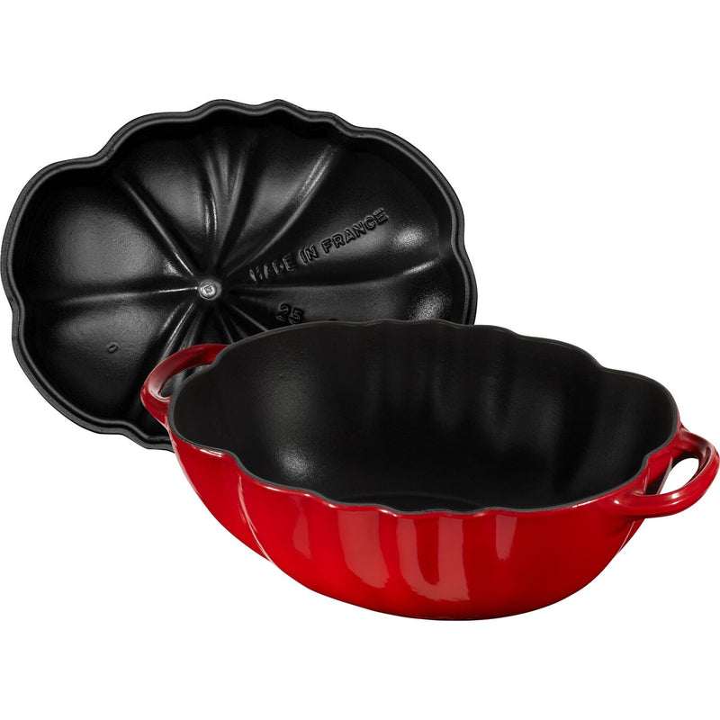 Staub Cast Iron 25cm Tomato Cocotte Cherry Red