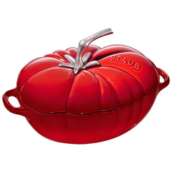 Staub Cast Iron 25cm Tomato Cocotte Cherry Red
