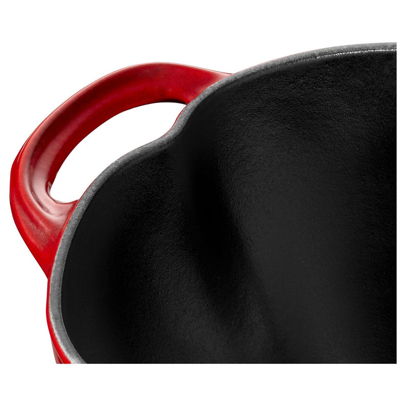 Staub Cast Iron 25cm Tomato Cocotte Cherry Red