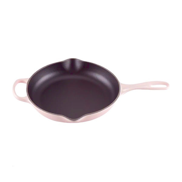 Le Creuset Signature Shell Pink Cast Iron 23cm Round Skillet