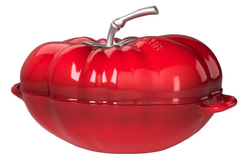 Staub Cast Iron 25cm Tomato Cocotte Cherry Red