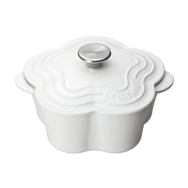 Le Creuset Cotton Cast Iron 20cm Flower Casserole