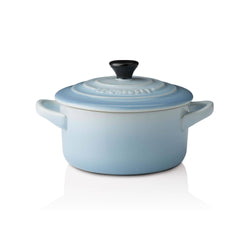 Le Creuset Coastal Blue Stoneware Petite Round Casserole-Queenspree