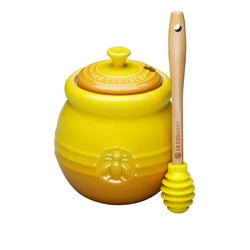 Le Creuset Dijon Stoneware Honey Pot & Dipper