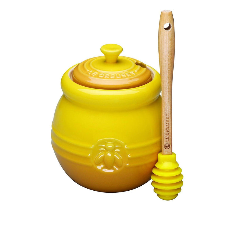 Le Creuset Dijon Stoneware Honey Pot & Dipper