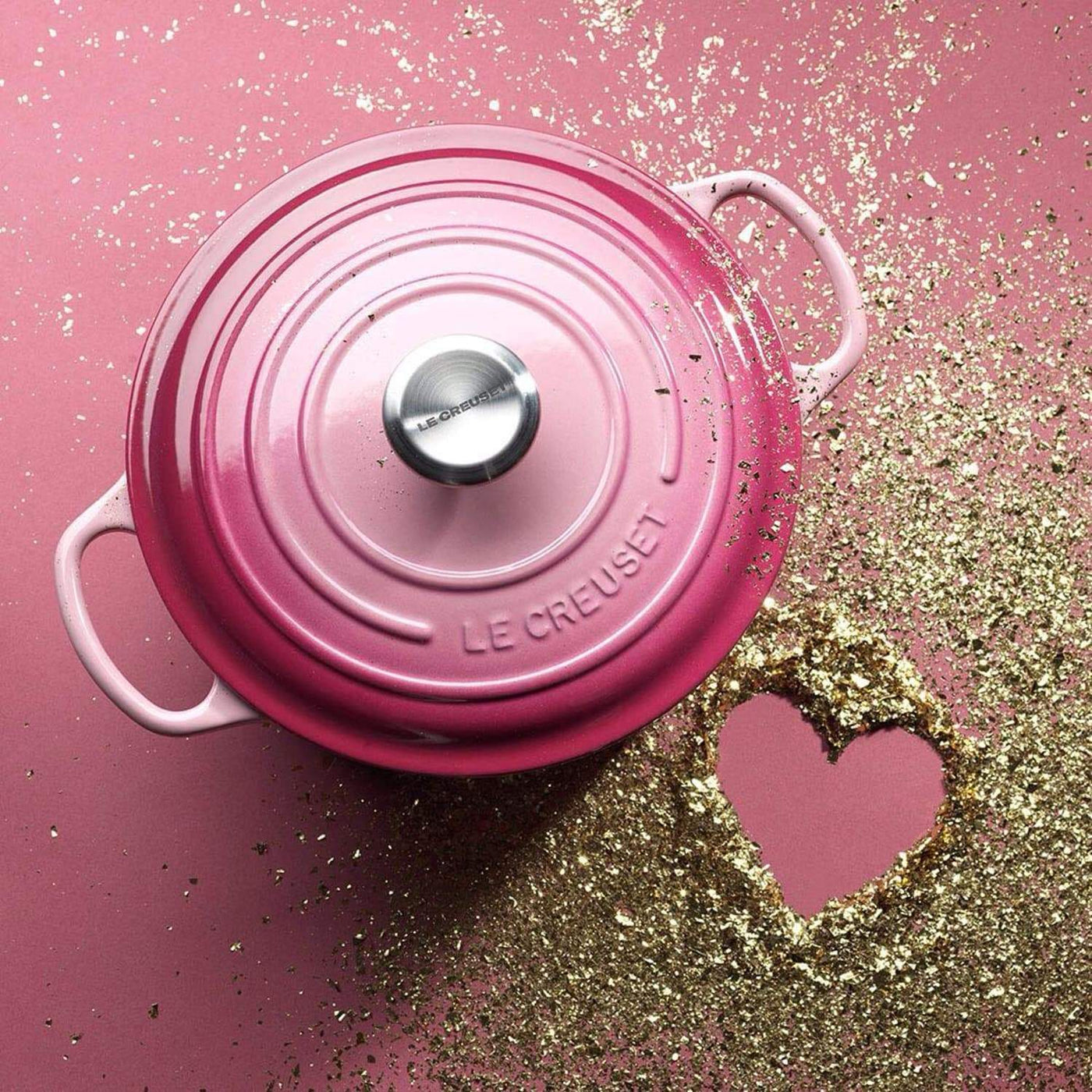 Le Creuset Signature Berry Cast Iron 24cm Round Casserole Limited